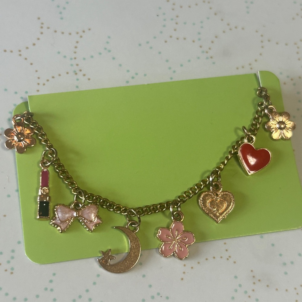 Handmade charm bracelet! 💝